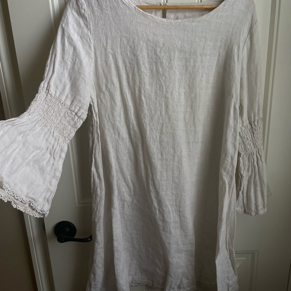 BABYDOLL LINEN DRESS made in Italy